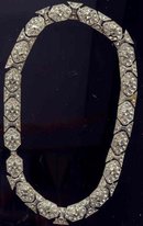 SALE Vintage Glitzy Paneled Rhinestone Necklace