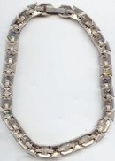 SALE Vintage Glitzy Paneled Rhinestone Necklace