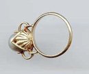 SALE Art Deco Style 14kt yellow gold and