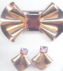SALE Magnificent 14kt Rose Gold Washed
