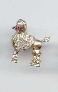 SALE Cool Poodle Pin tiny