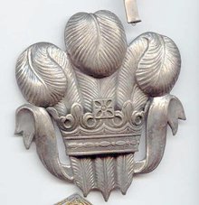 SALE Crown with Plumes Pin