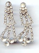 SALE Long Rhinestone Earrings 3