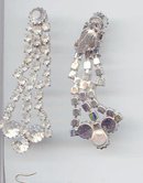 SALE Long Rhinestone Earrings 3