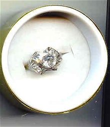 SALE Sterling Cocktail ring