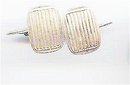 SALE Silver Vintage Cuff Links