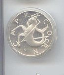 SALE Capricorn Sterling Silver Coin
