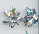 SALE Brilliant Blue hues of Rhinestones