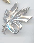 SALE Signed Pell Glitzy Aurora Borealis Blue