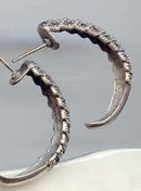 SALE Sterling Sliver and Marcasite Earrings