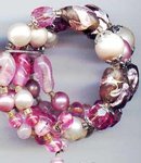 SALE All Glass Bracelet