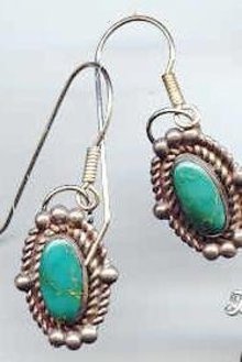 SALE Navajo Sterling Turquoise earrings
