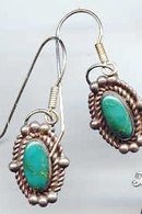 SALE Navajo Sterling Turquoise earrings