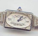 14kt white Gold Watch / Diamonds Dated May1916