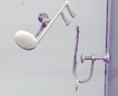 SALE Musical Earrings sterling