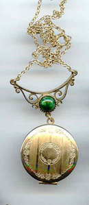 SALE Locket and Necklace