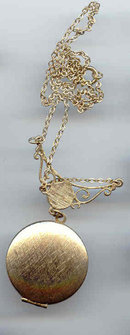 SALE Locket and Necklace