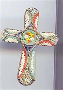 SALE mosaic Cross made in Italy