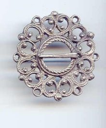 SALE Made in Norway Signed TINN Pin