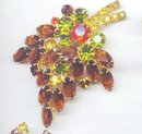 SALE Magnificent gigantic Rhinestone Pin