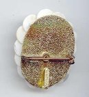 SALE Mother Of Pearl Pendant -Pin vintage