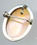 SALE Shell Cameo in Sterling Silver