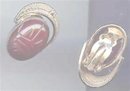 SALE Scarab Earrings Gold Filled