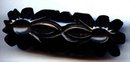 SALE Sleek Carved Bakelite Bar Pin
