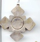 SALE Large Sterling Cross Signed Reed and