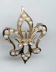 SALE Fleur de Lee Pin or Pendant