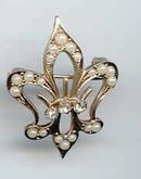 SALE Fleur de Lee Pin or Pendant