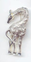 SALE Signed PD with a crown.. Giraffe Pin