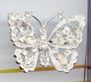 SALE Rhinestone Butterfly Pin