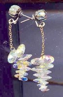 SALE Long Razzle dazzle Earrings