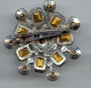 SALE Vintage Large Rhinestone Brooch