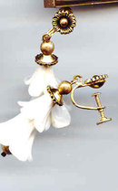 SALE Vintage Bell Shape Drop earrings