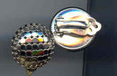 Whiting Davis Silver tone Earrings