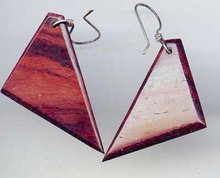 SALE Retro Wood Earrings