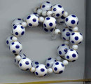 SALE Vintage Glass Poke a dot Bracelet