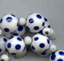 SALE Vintage Glass Poke a dot Bracelet