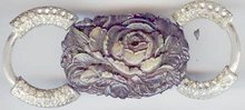 SALE Vintage Belt Buckle with Rhinestones..