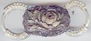SALE Vintage Belt Buckle with Rhinestones..