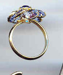 SALE Blue Crystal ring