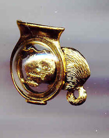 SALE Cat in Fish Bowl Pin