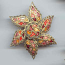 SALE CoroCraft Vintage Enameled Star Pin,