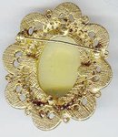SALE Lucite jelly belly type enameled Pin