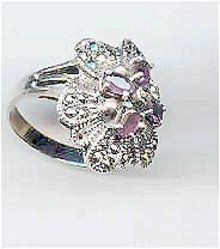 SALE Elegant and Dazzling amethyst and