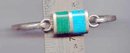 SALE Hematite and Turquoise Sterling Silver
