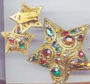 SALE Fabulous Star Rhinestone Pin-Pendant and