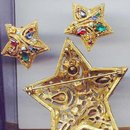 SALE Fabulous Star Rhinestone Pin-Pendant and